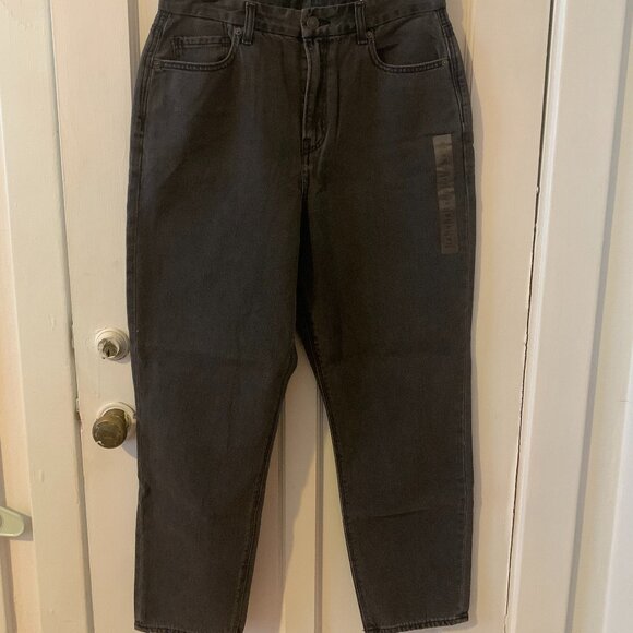 American Eagle Curvy Black Mom Jean Size 10 - Picture 3 of 6